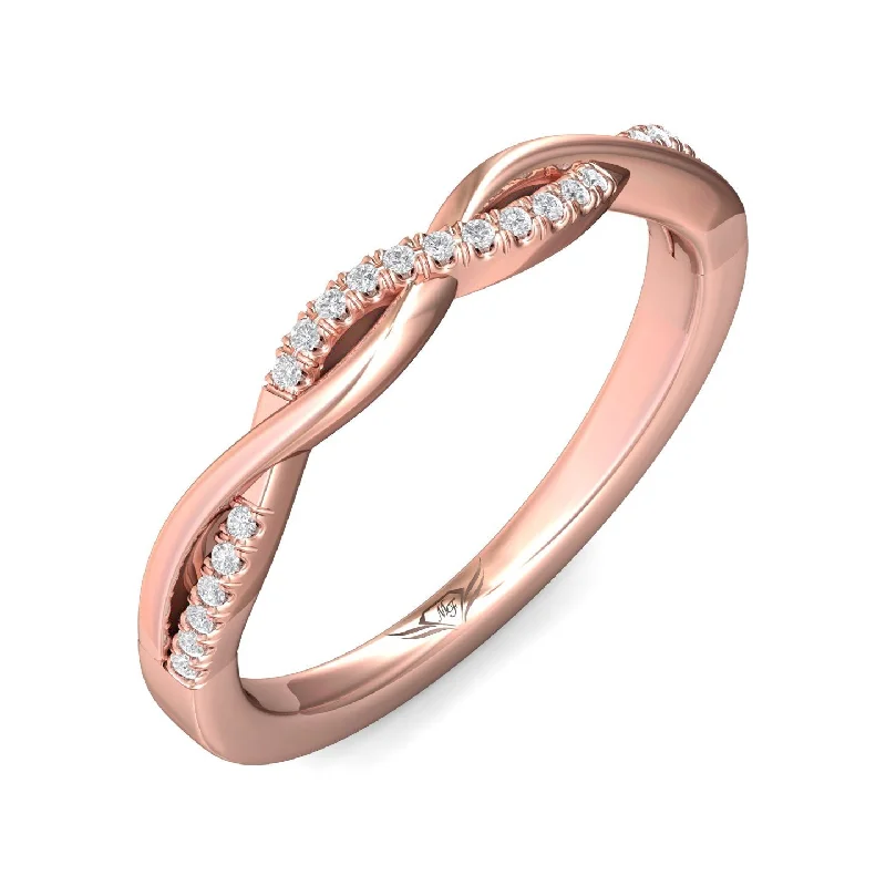 Engagement rings with vine-inspired topaz bands -Entangled Wedding Band