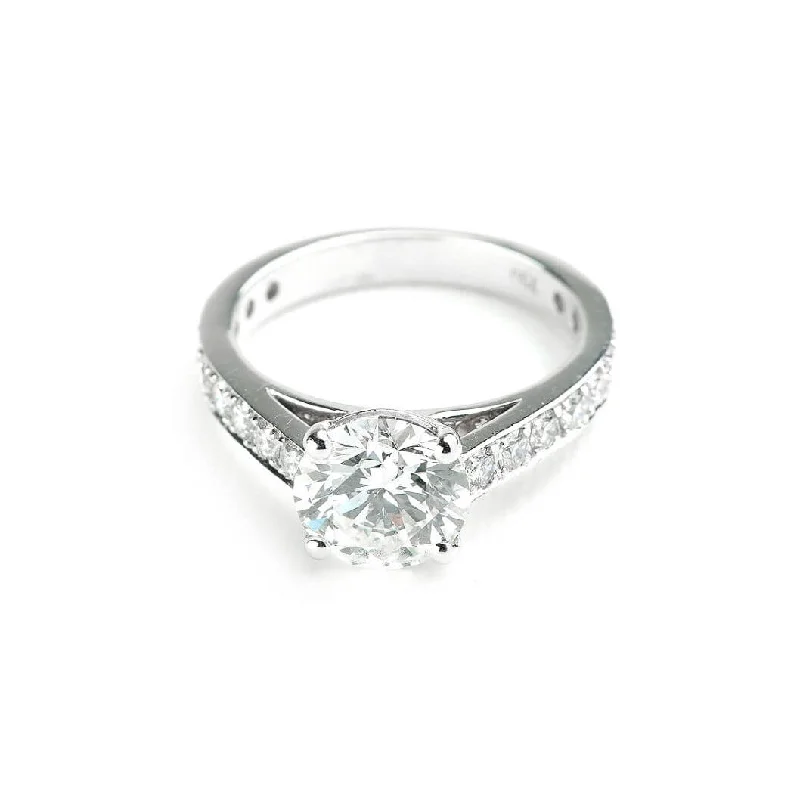 Engagement rings with sleek emerald-cut jade stones -1ct Single Stone Channel Set Diamond Band - 18ct Gold