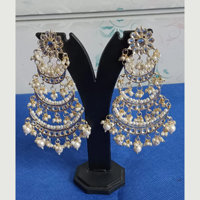 Drop Earrings for Prom Night -Akruti Collection Gold Plated Dangler Earrings