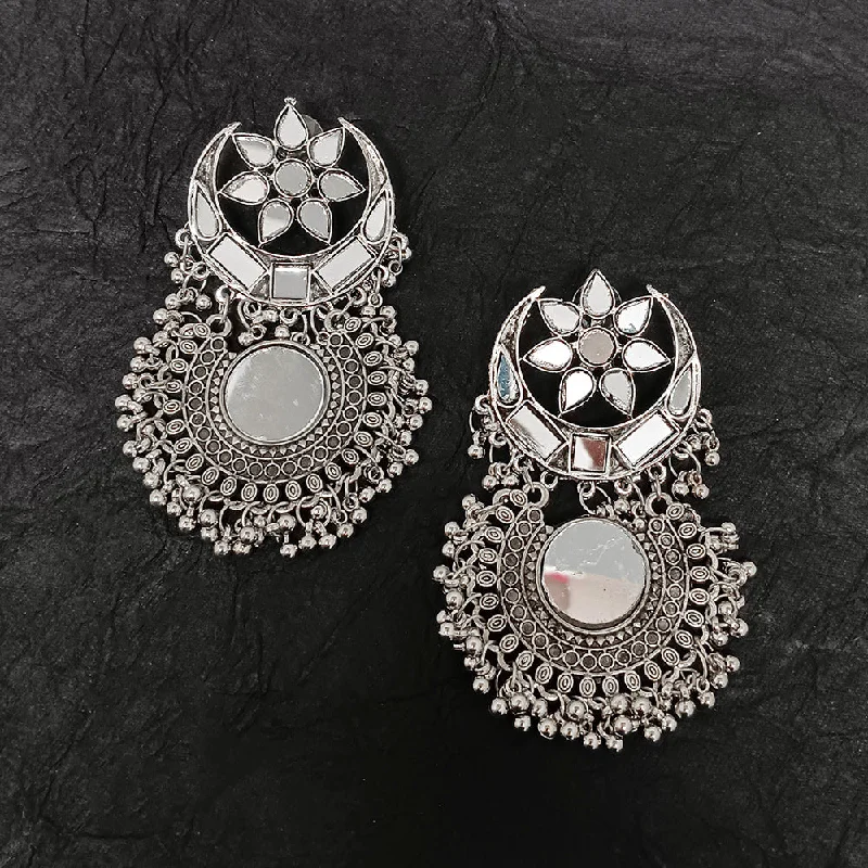 Drop Earrings for Party Look -Bhavi Jewels Oxidised Plated Dangler Earrings