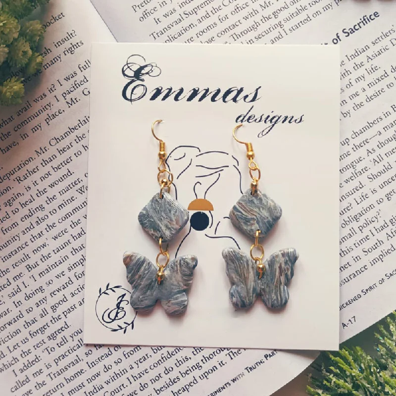 Drop Earrings for Everyday Glamour -Emmas Designs Clay Dangler Earrings