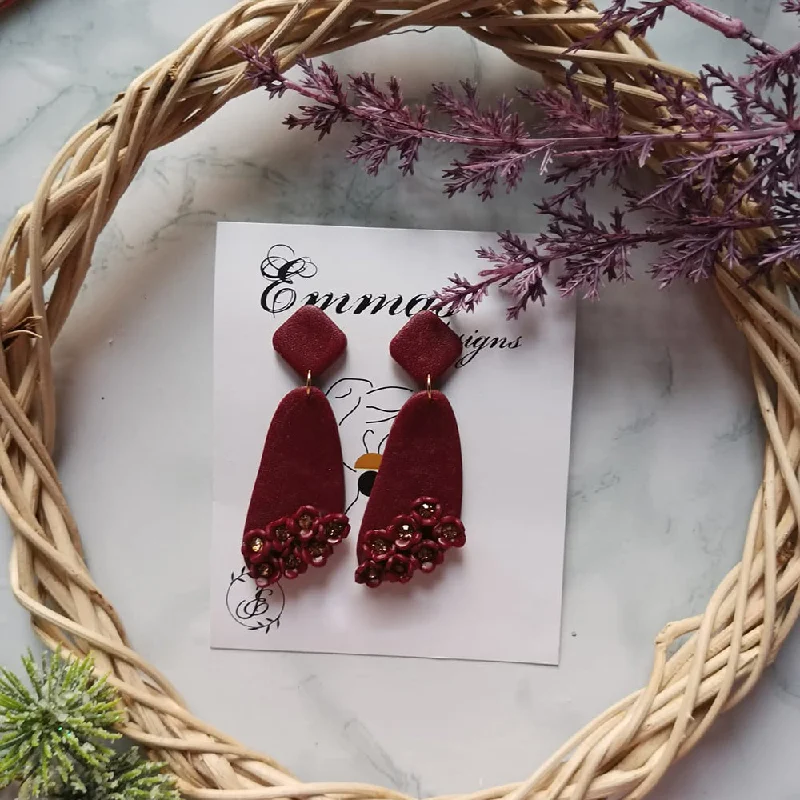 Drop Earrings for Casual Outfit -Emmas Designs Clay Dangler Earrings