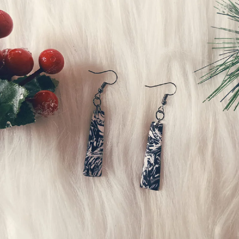 Drop Earrings with Vine Designs -Emmas Designs Clay Dangler Earrings