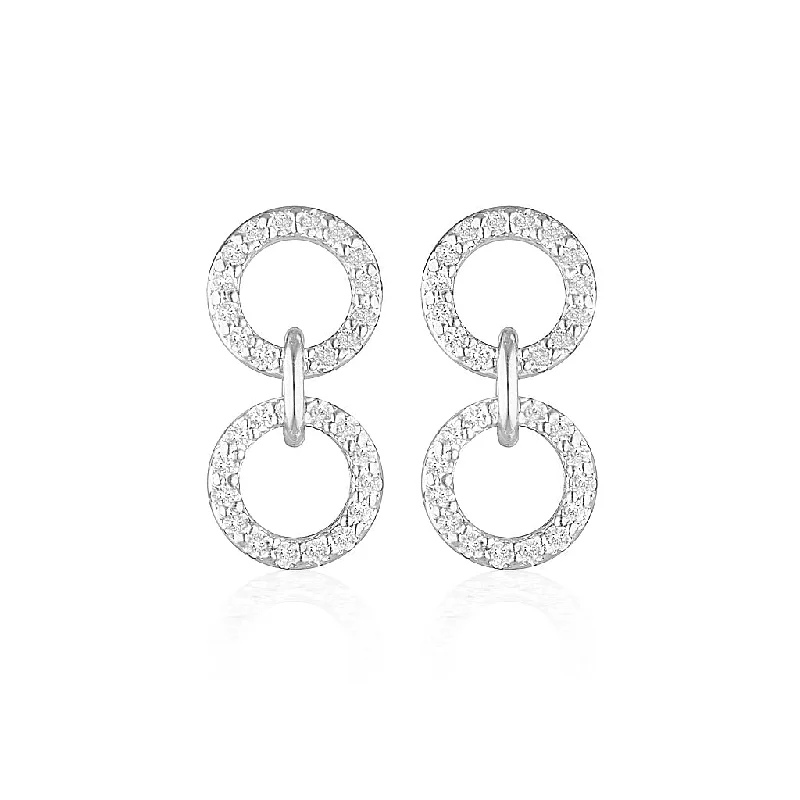 Rhinestone Drop Earrings for Sparkle -Harper Drop Earrings