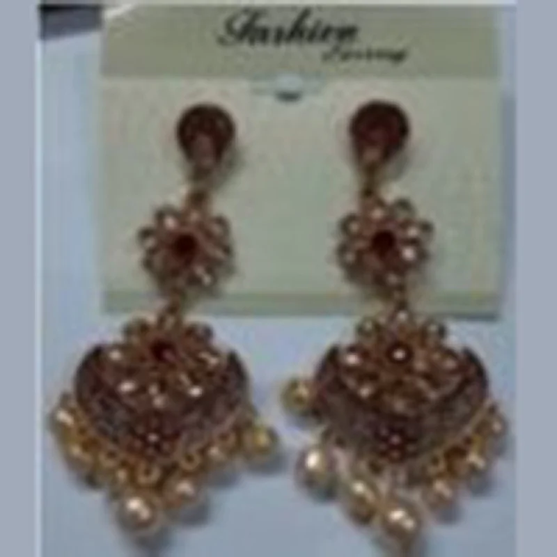 Drop Earrings for Mother's Day -Infinity Jewels Gold Plated Dangler Earrings