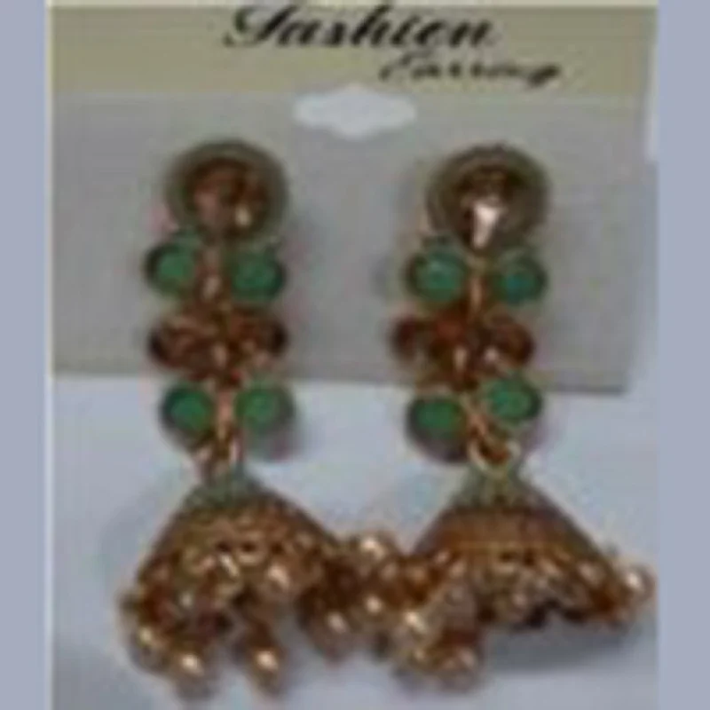 Drop Earrings for Prom Night -Infinity Jewels Gold Plated Dangler Earrings