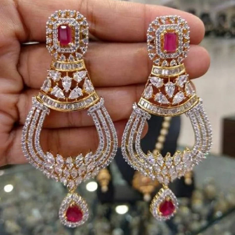 Drop Earrings for Festival Style -Manisha Jewellery AD Stone Dangler Earrings