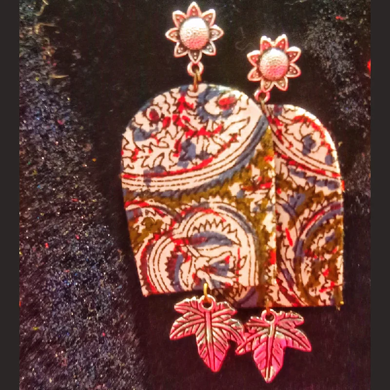 Maximalist Drop Earrings for Bling -Pakhi Creation Handmade Dangler Earrings