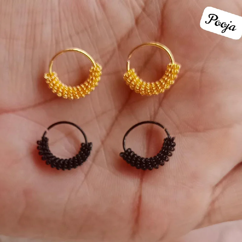 Square Drop Earrings for Modern -Pooja Bangles Hoop Earrings