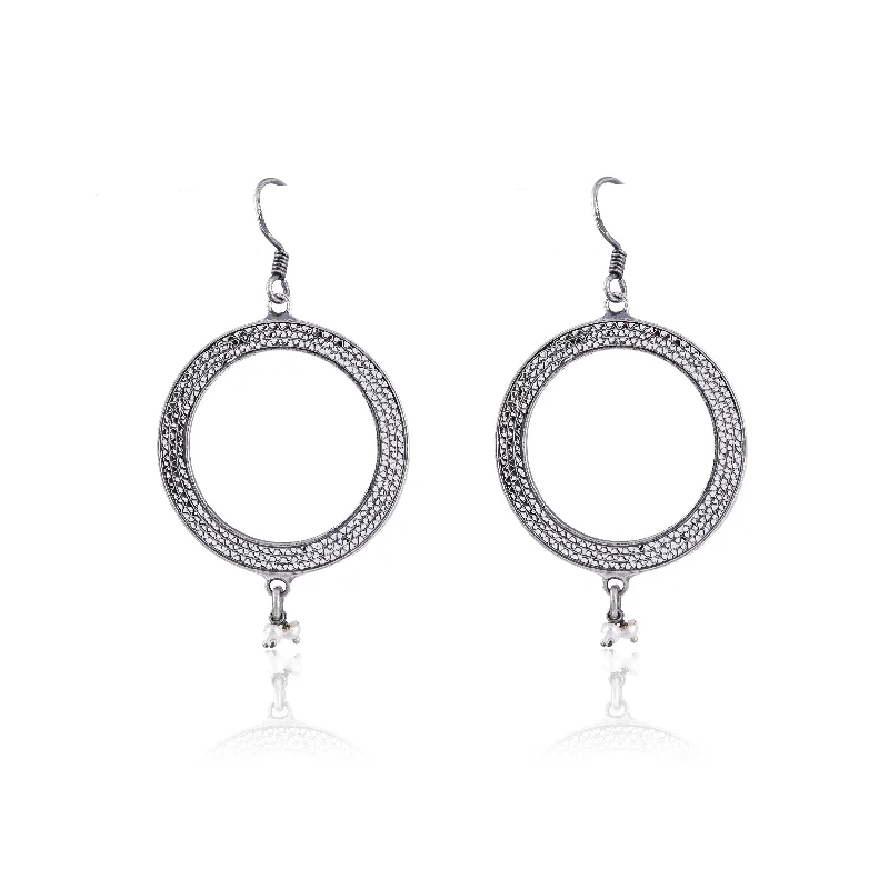 Minimalist Drop Earrings with Simplicity -Silver Mountain 925 Sterling Dangler Earrings