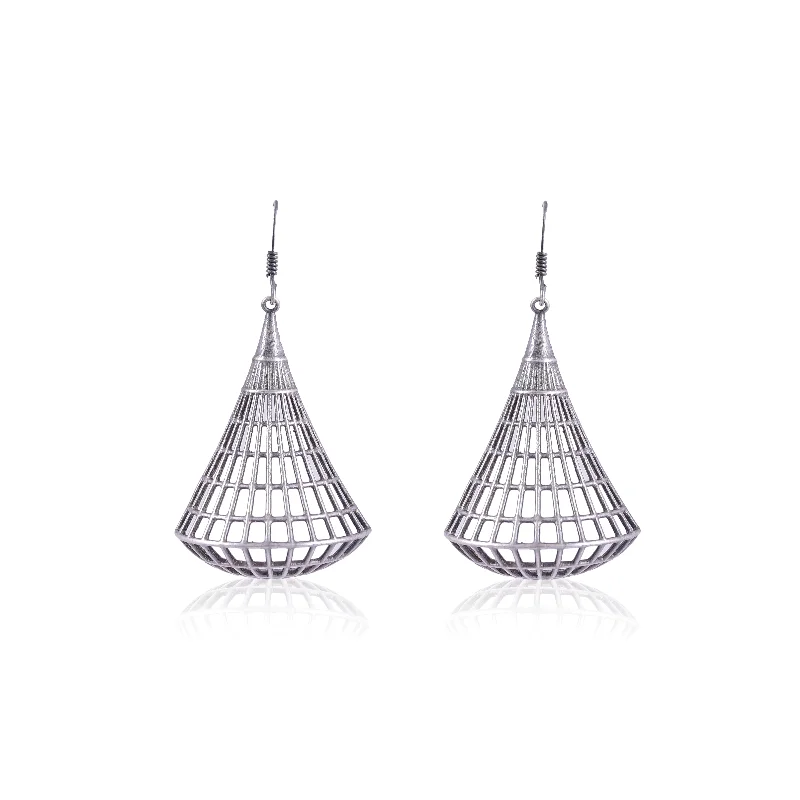 Contemporary Drop Earrings for Fashion -Silver Mountain 925 Sterling Dangler Earrings