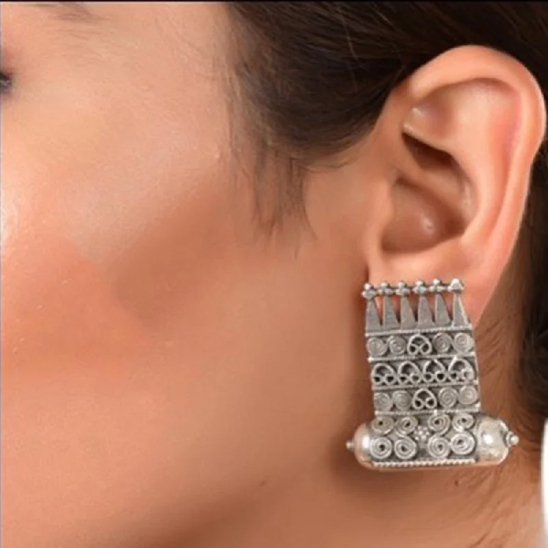 Contemporary Drop Earrings for Fashion -Silver Mountain 925 Sterling Silver Dangler Earrings