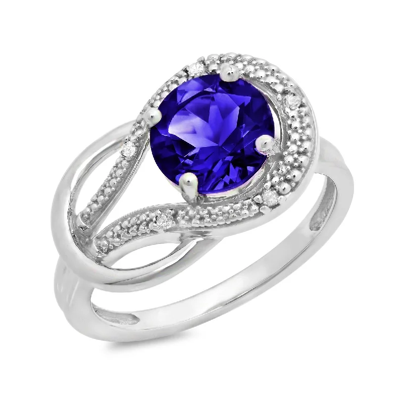 created blue sapphire