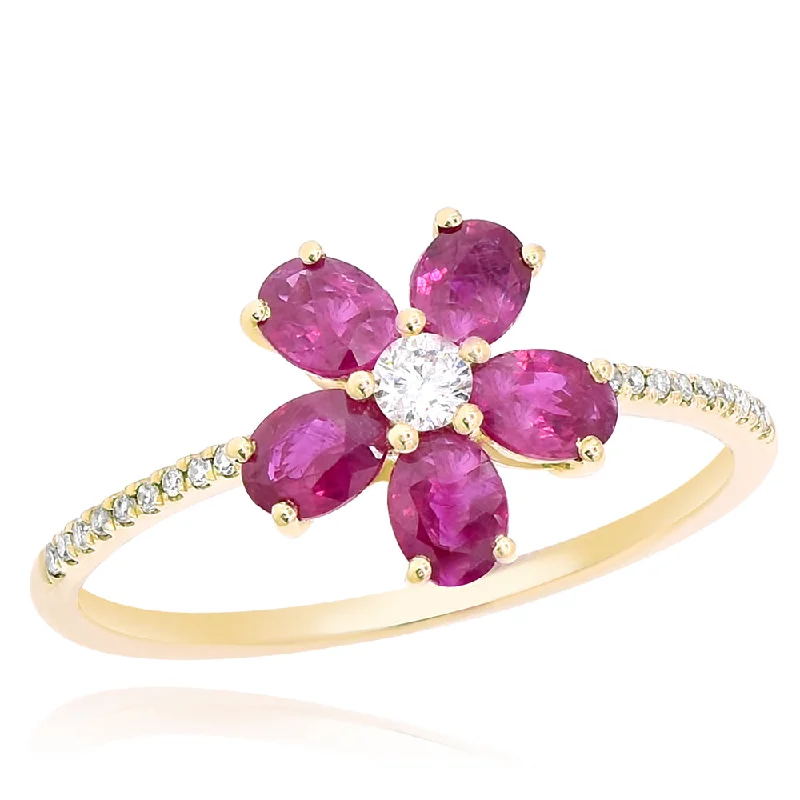 Rings with star sapphire for unique glow -14KTRING GOLD D0.09SCD 0.06RB 1.05 1.62 GM22ST