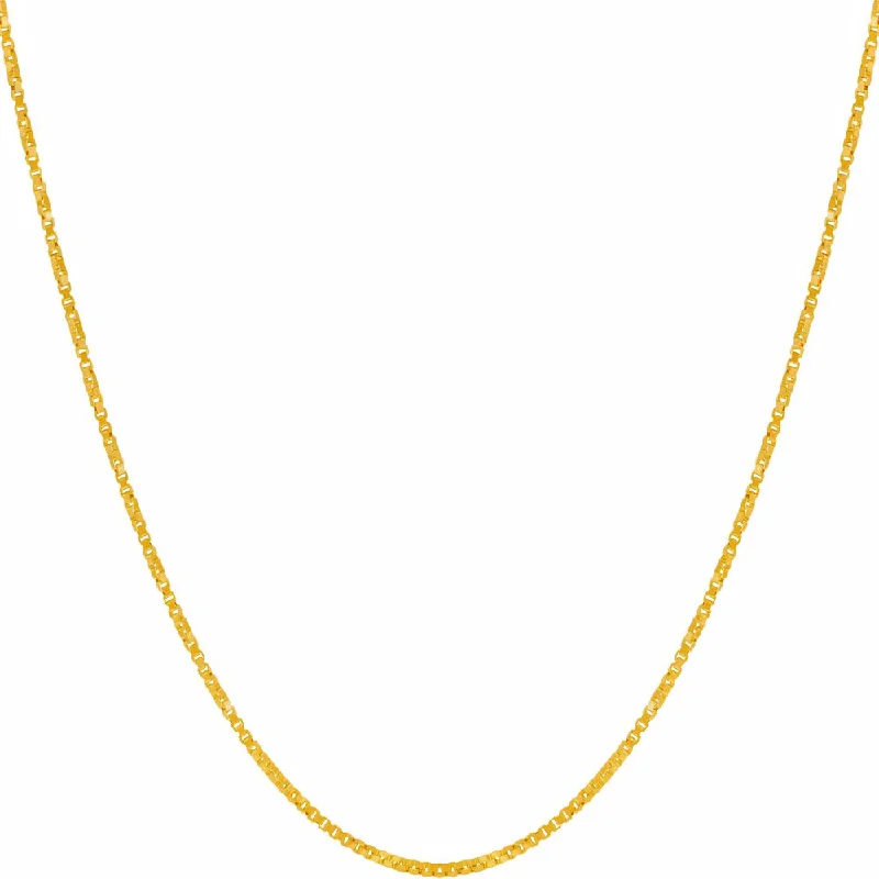 Beautiful necklaces and pendants with tree branch motifs for a nature-inspired design-1.2mm Twisted Box Chain Necklace