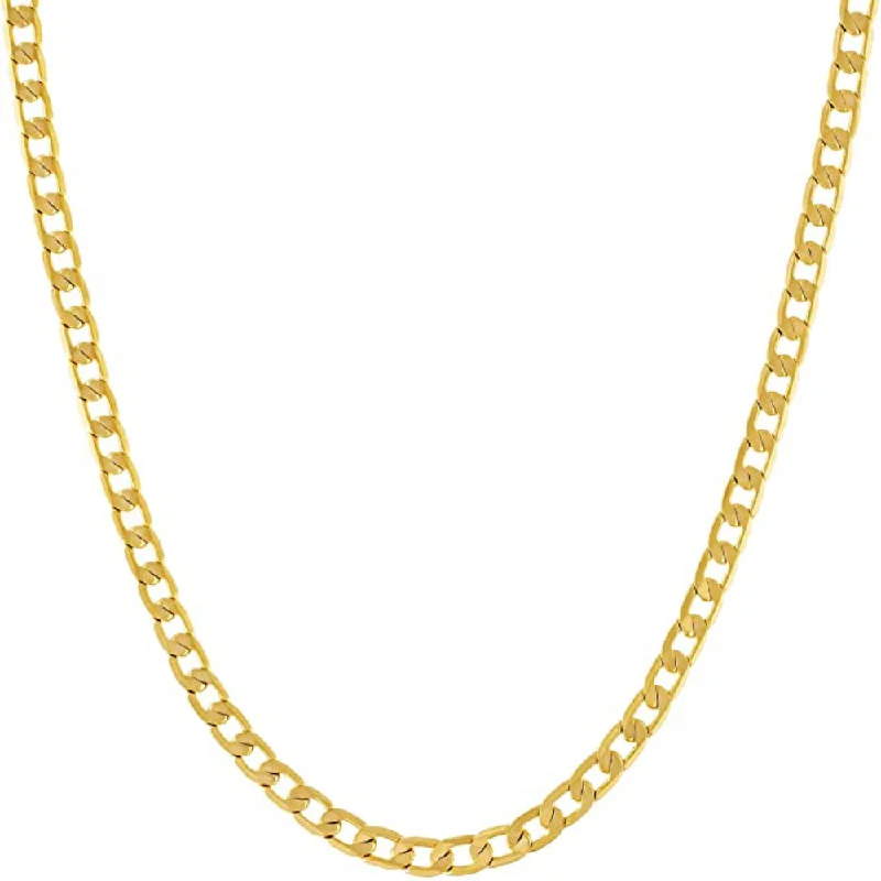 Best necklaces and pendants with silver chains for a sleek, timeless look-3mm Cuban Link Chain