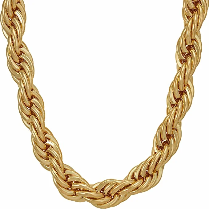 Necklaces and pendants with pearls for a classic and sophisticated touch-9mm Rope Chain