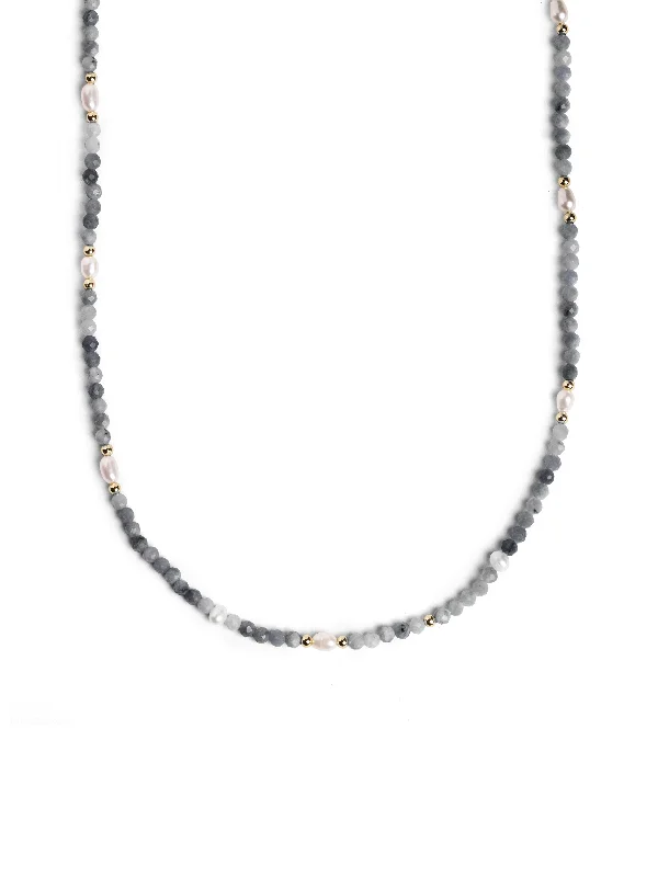 Stunning necklaces and pendants with birthstone pendants for a personal touch-Altea Black Gold Necklace