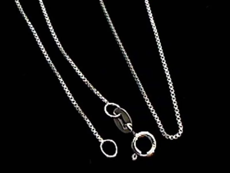 Necklaces and pendants with infinity love symbols for an eternal, romantic gesture-20" Thin Gauge .8mm Box Chain, Sterling