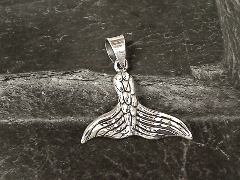 Best necklaces and pendants with floral designs for a feminine and elegant feel-Sterling Silver Mermaid Tail Pendant