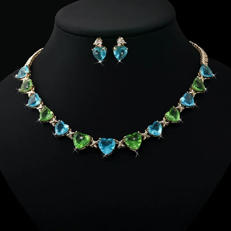 Green and Blue Zircon