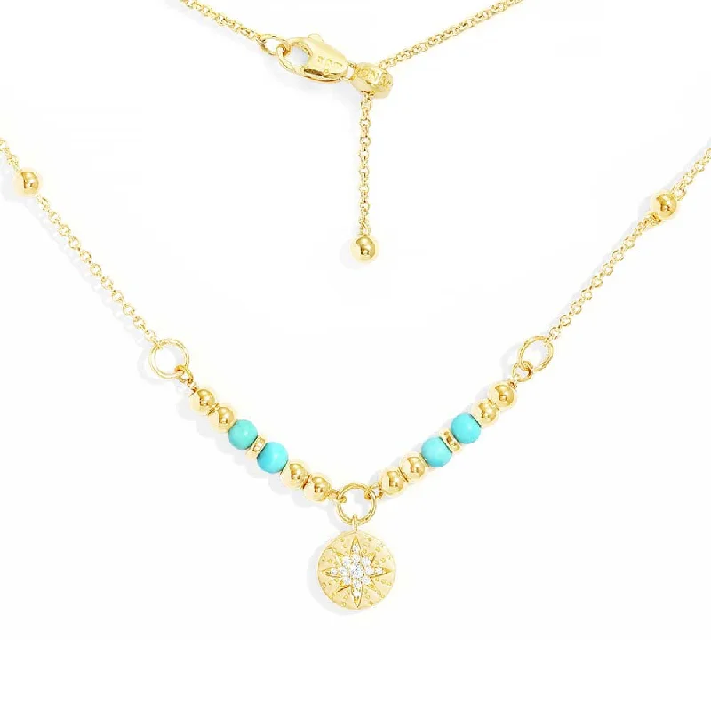 Best necklaces and pendants with matching rings for a coordinated jewelry set-Embellished Météorites Adjustable Necklace with Beads