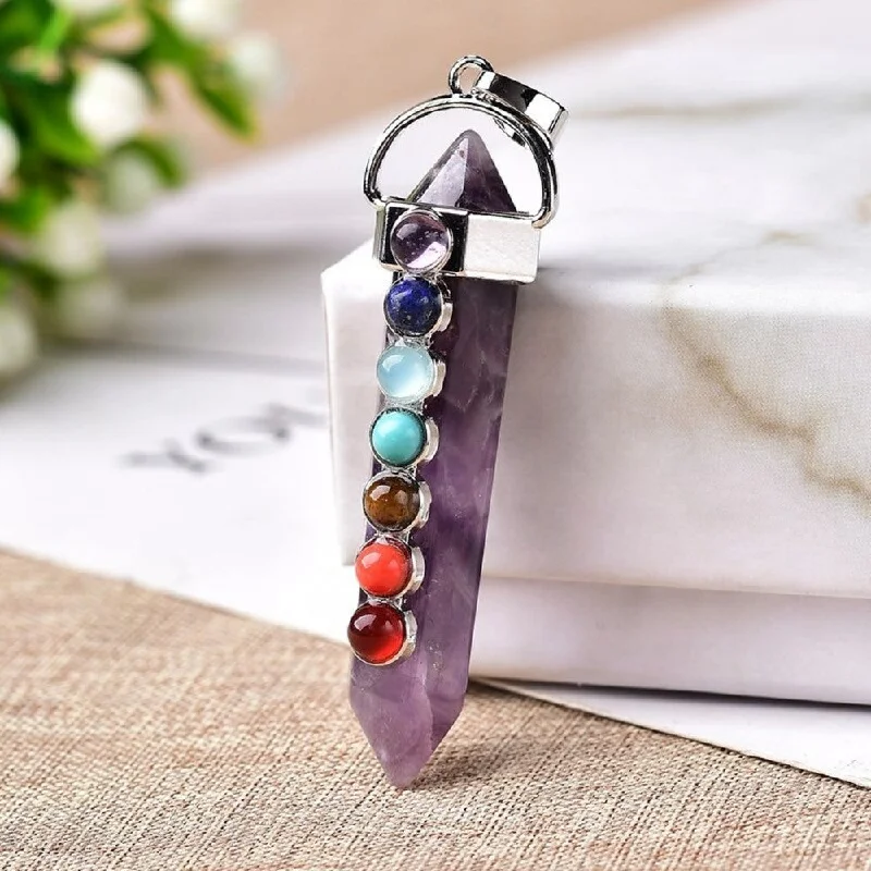 Beautiful necklaces and pendants with geometric shapes for a modern, artistic design-Energetic Crystal Point Pendant