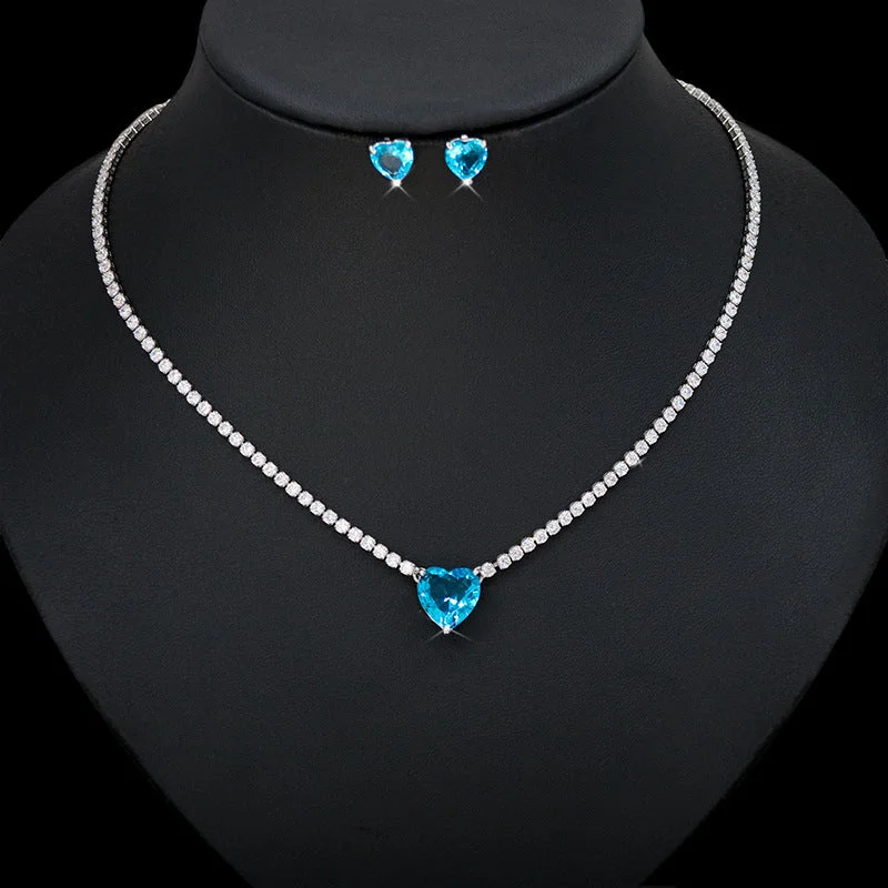 Best necklaces and pendants with sterling silver for an affordable yet stylish choice-Florance Sparkle Jewelry Set