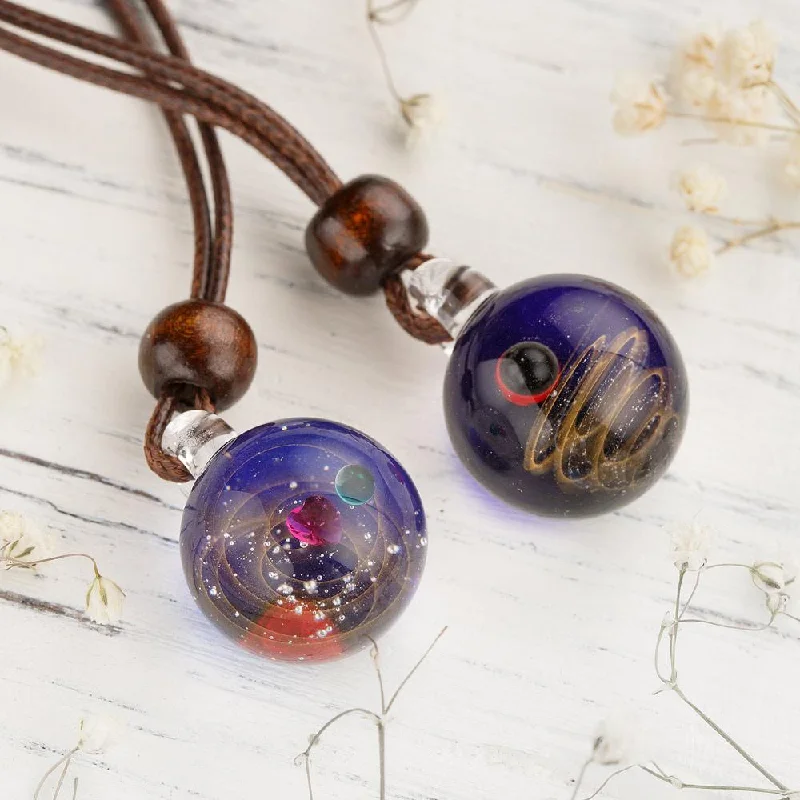 Necklaces and pendants with custom designs for a completely unique jewelry piece-Galaxy Nebula Pendant