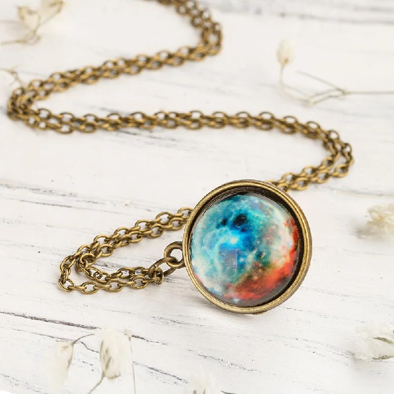 Unique necklaces and pendants with vintage-inspired designs for timeless appeal-Magical Universe Necklace