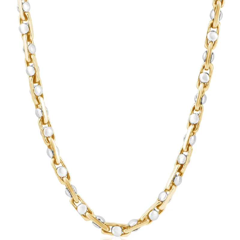 Beautiful necklaces and pendants with diamond-encrusted designs for maximum sparkle-Men's 14k Gold (85gram) or Platinum (159gram) 5.5mm Link Chain Necklace 20"