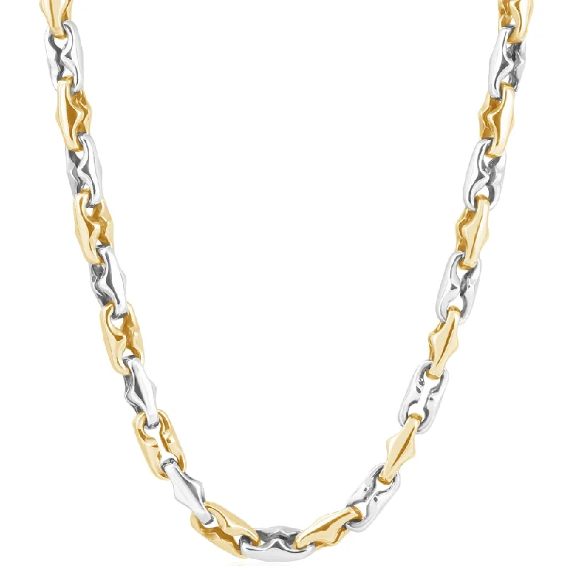 Stunning necklaces and pendants with birthstone pendants for a personal touch-Men's 14k Gold (99gram) or Platinum (186gram) 6.5mm Link Chain Necklace 24"