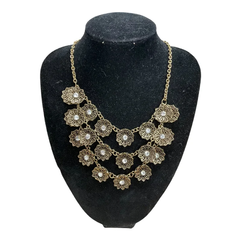 Beautiful necklaces and pendants with diamond halo settings for extra brilliance-Necklace Statement By Ny Collection