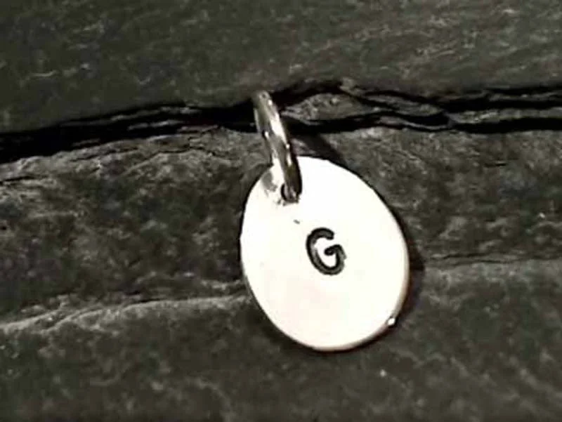 Best necklaces and pendants with intricate filigree for vintage-inspired elegance-Sterling Silver Letter "G" Charm