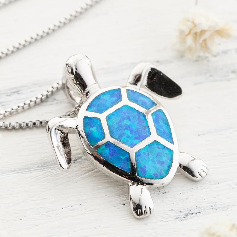 Best necklaces and pendants with floral designs for a feminine and elegant feel-Save the Sea Turtle Necklace