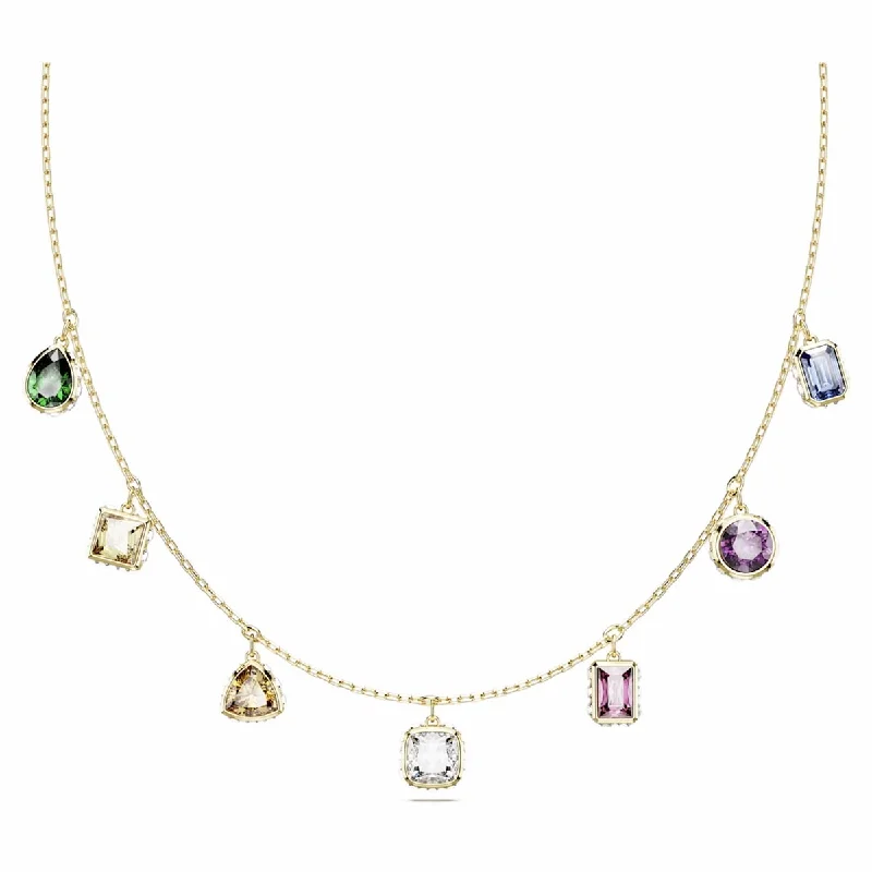 Best necklaces and pendants with opal gemstones for an iridescent glow-Swarovski Multicolor Stilla Necklace